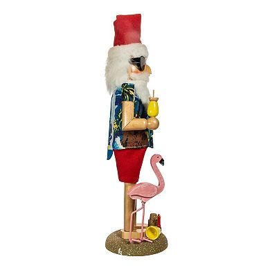 Kurt Adler Beach Santa Nutcracker Floor Decor