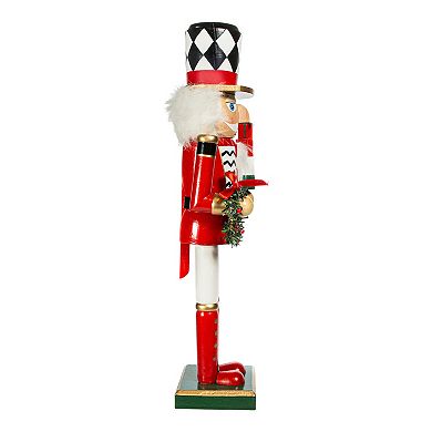 Kurt Adler Red, White & Black Festive Nutcracker Christmas Floor Decor