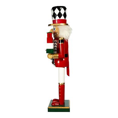 Kurt Adler Red, White & Black Festive Nutcracker Christmas Floor Decor