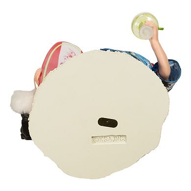 Kurt Adler Santa, Surfboard & Drink Christmas Table Decor