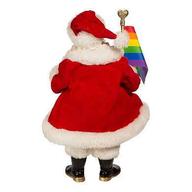 Kurt Adler Pride Santa Christmas Table Decor