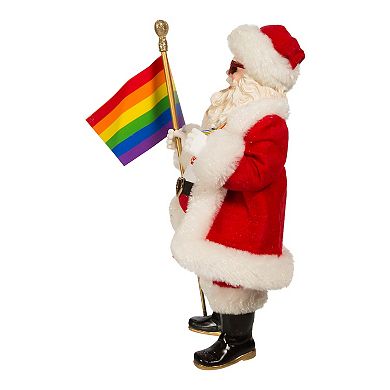 Kurt Adler Pride Santa Christmas Table Decor