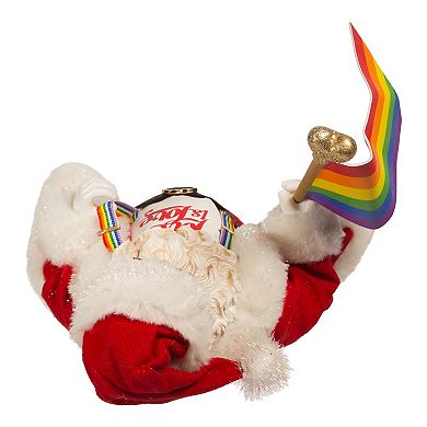 Kurt Adler Pride Santa Christmas Table Decor