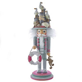 Kurt Adler Hollywood Seagull Coastal Nutcracker Christmas Floor Decor