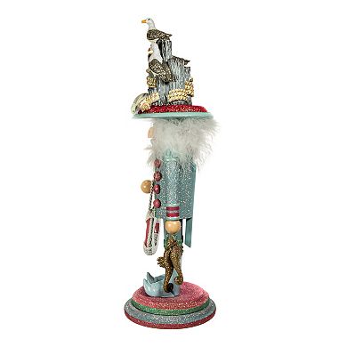 Kurt Adler Hollywood Seagull Coastal Nutcracker Christmas Floor Decor