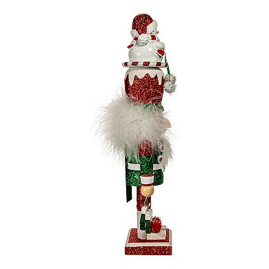 Kurt Adler Hollywood Snowman Hat Nutcracker Christmas Table Decor