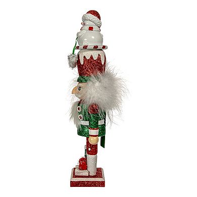 Kurt Adler Hollywood Snowman Hat Nutcracker Christmas Table Decor