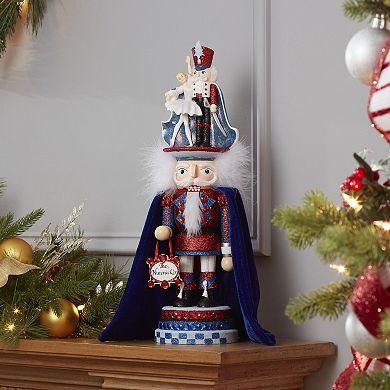 Kurt Adler Hollywood Clara & Nutcracker Prince Nutcracker Christmas Floor Decor