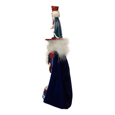Kurt Adler Hollywood Clara & Nutcracker Prince Nutcracker Christmas Floor Decor