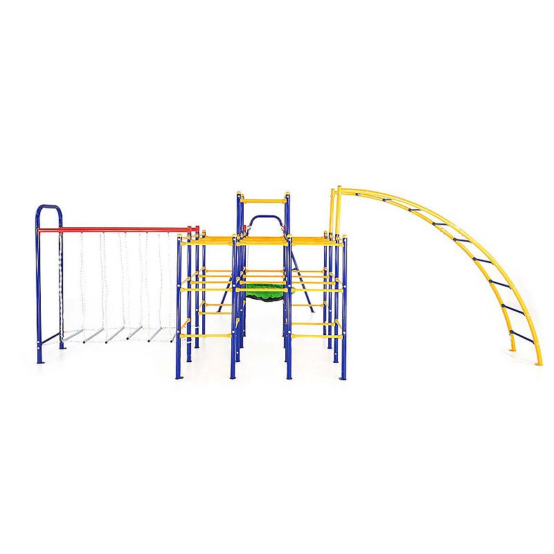 ActivPlay Jungle Gym with Saucer Swing, Arched Ladder Climber and Hanging B