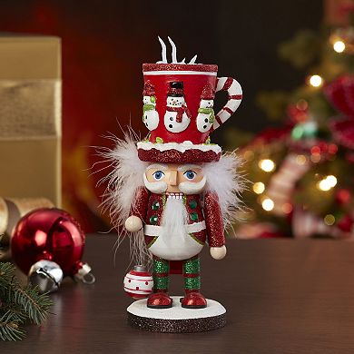 Kurt Adler Hollywood Hot Chocolate Mug Hat Nutcracker Christmas Table Decor