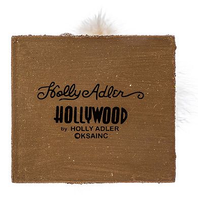 Kurt Adler Hollywood Platinum & Gold Glitter King Nutcracker Christmas Floor Decor