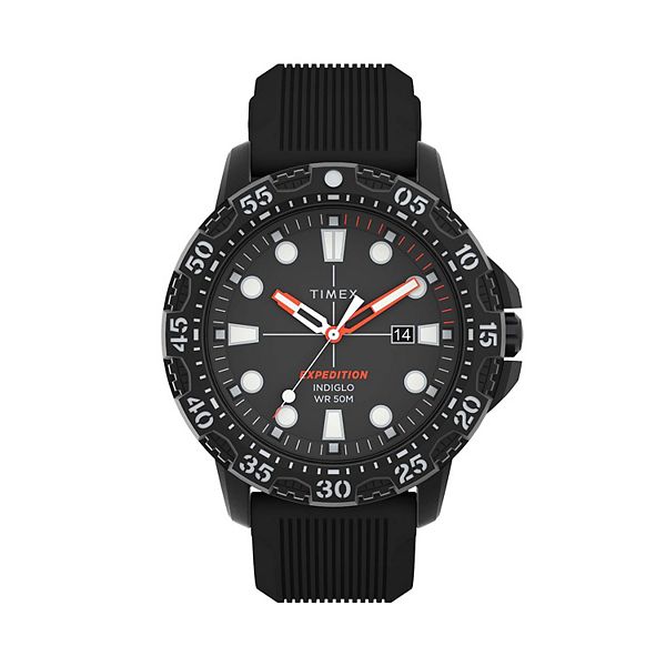 Timex Men s Expedition Gallatin Silicone Strap Watch TW4B25500JT