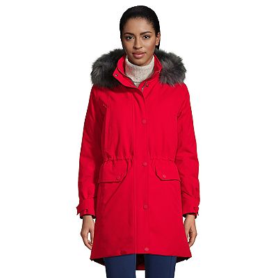   TILLING PARKA ブラック レディース Gabriela Fox Fur Trimmed Parka | FurHatWorld.com