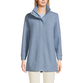 Women's Lands' End Boucle Fleece Coat