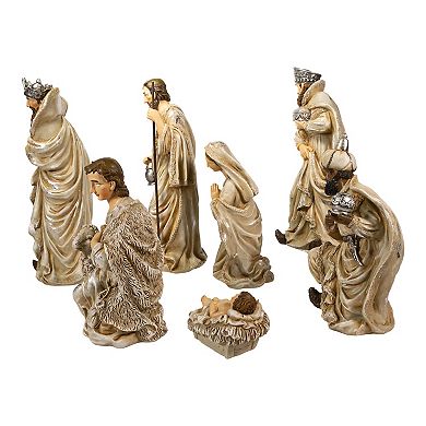 Kurt Adler Nativity Christmas Table Decor 7-piece Set