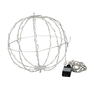 Kurt Adler Superbright White LED Foldable Sphere Christmas Floor Decor
