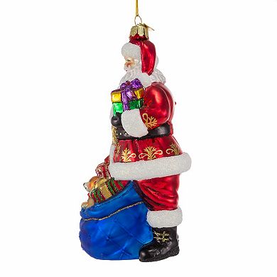 Kurt Adler Bellisimo Santa, Toys & Gifts Christmas Ornament