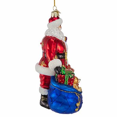 Kurt Adler Bellisimo Santa, Toys & Gifts Christmas Ornament