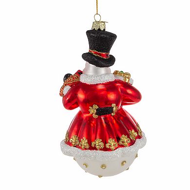 Kurt Adler Bellisimo Snowman & Top Hat Christmas Ornament