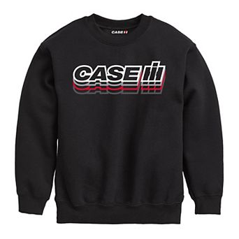 Boys 8-20 Case IH Logo Repeated Crew Fleece Sweatshirt