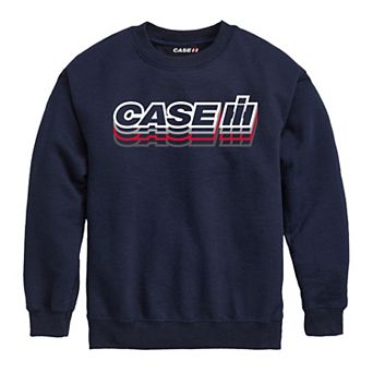 Boys 8-20 Case IH Logo Repeated Crew Fleece Sweatshirt