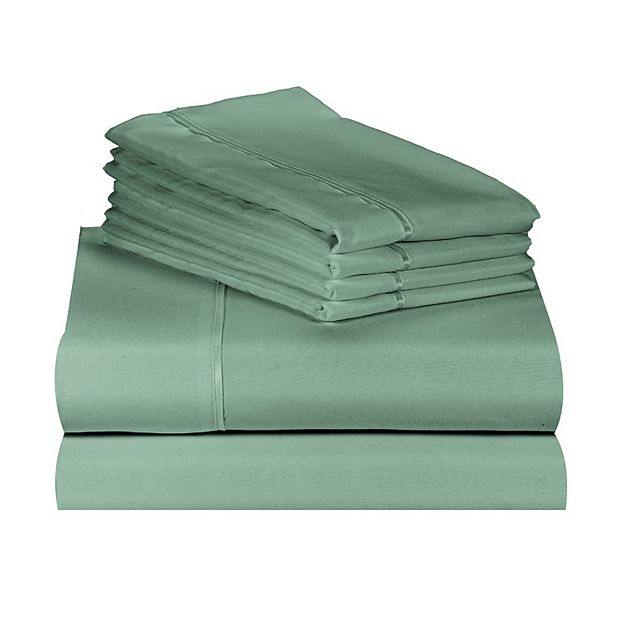 LuxClub 6 PC Queen Sheet Set, Bed Sheets Queen Size, Deep Pockets 18 Eco  Friendly Wrinkle