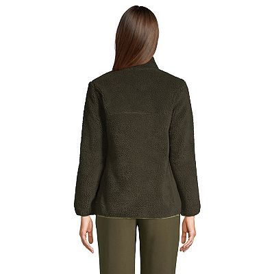 Women s Lands End Heritage Sherpa Fleece Jacket