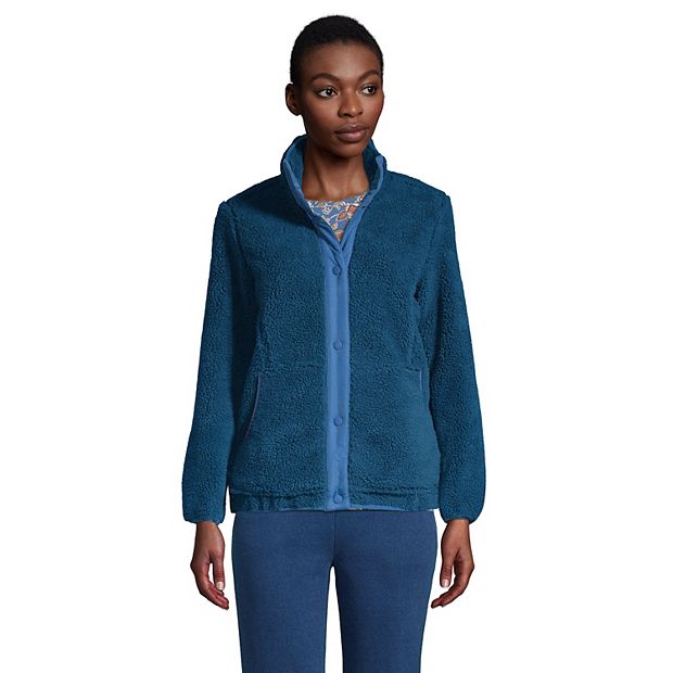 Women's Lands' End Heritage Sherpa Fleece Jacket