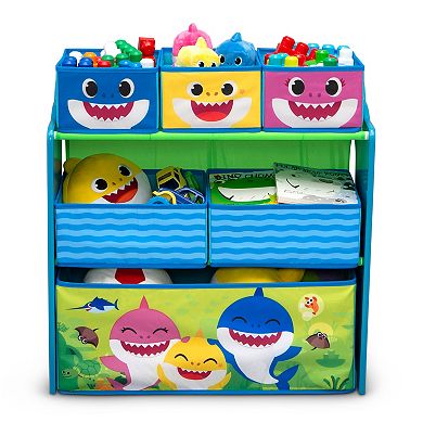 Delta Children Baby Shark 6-Bin Organizer