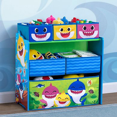 Delta Children Baby Shark 6-Bin Organizer