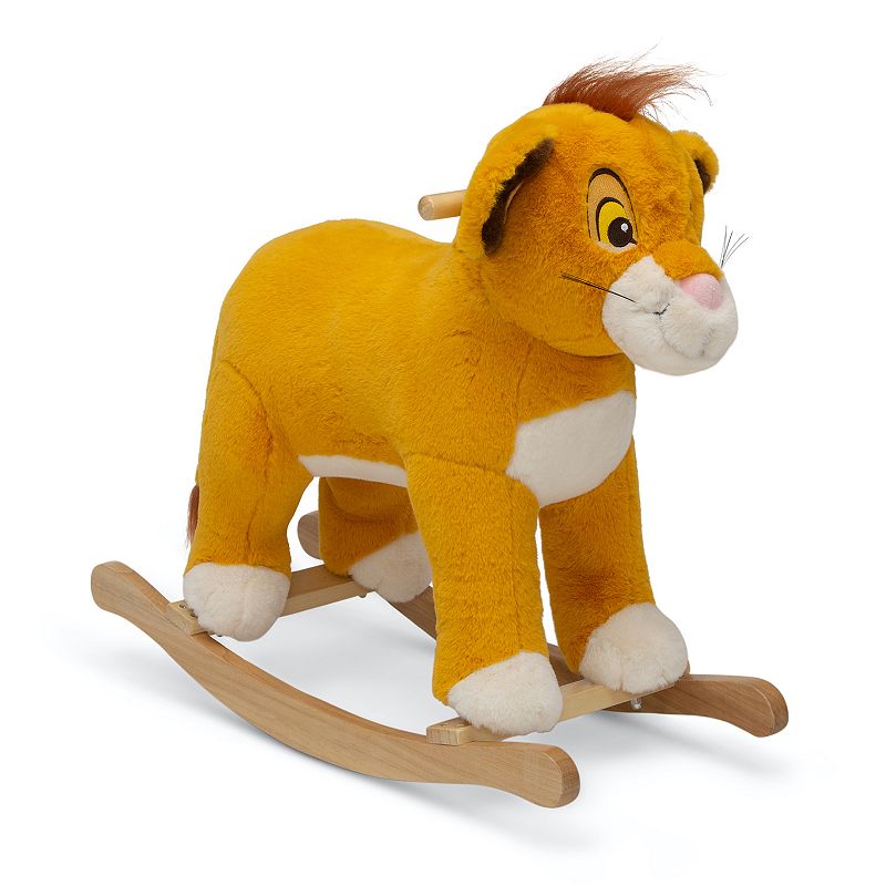 Disneys The Lion King Simba Rocking Horse by Delta Children, Yellow