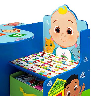 Delta Children CoCoMelon Desk with Storage Bin