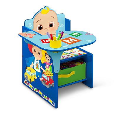 Delta Children CoCoMelon Desk with Storage Bin