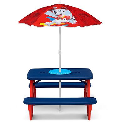 Delta Children PAW Patrol Picnic Table with Umbrella