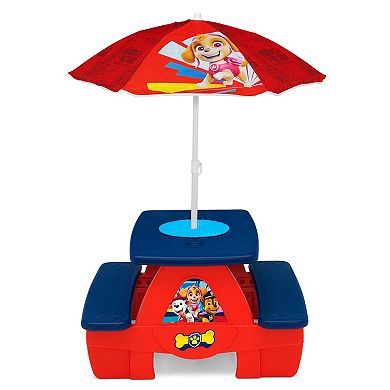 Delta Children PAW Patrol Picnic Table with Umbrella