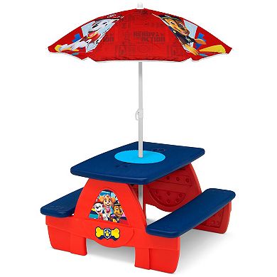 Delta Children PAW Patrol Picnic Table with Umbrella