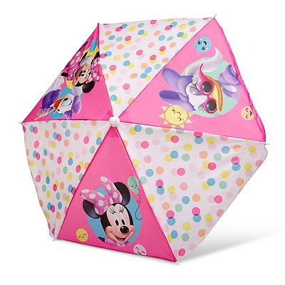 Minnie mouse table and chairs with umbrella best sale