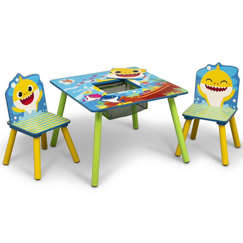 45935491 Delta Children Baby Shark Table & Chairs Set, Blue sku 45935491