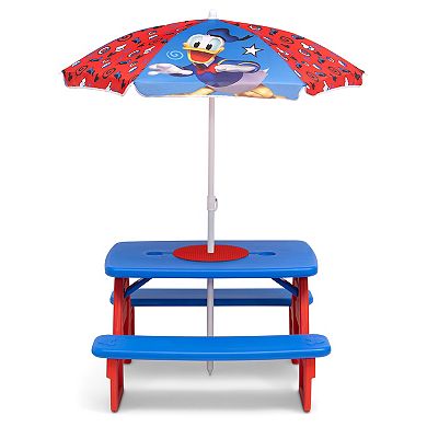 Disney's Mickey Mouse Picnic Table with Umbrella by Delta Children 