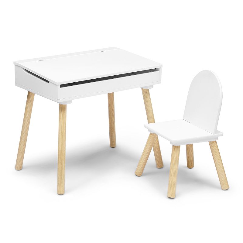 39436931 Delta Children Toddler Ollie Desk, White sku 39436931