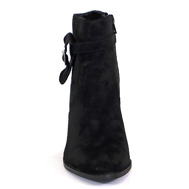 Yoki Vella-07 Women's Heeled Ankle Boots