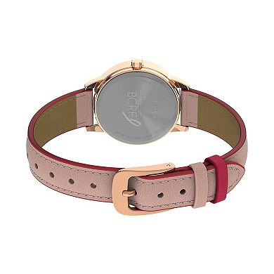 Timex® x BCRF Women's Easy Reader® Leather Strap Watch - TW2V53000JT