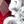 Silver Tone Red