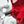 Silver Tone Red