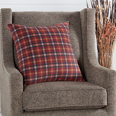 Greendale Home Fashions Fall Seasonal Durwood Plaid Throw Pillow