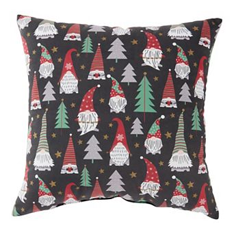 Greendale Home Fashions Holiday Gnomies Throw Pillow