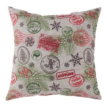 Greendale Home Fashions Holiday Workshop Throw Pillow