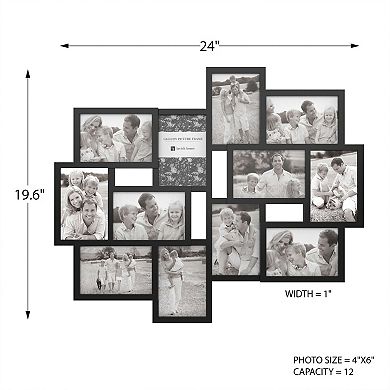 Lavish Home 12-Opening Collage Frame