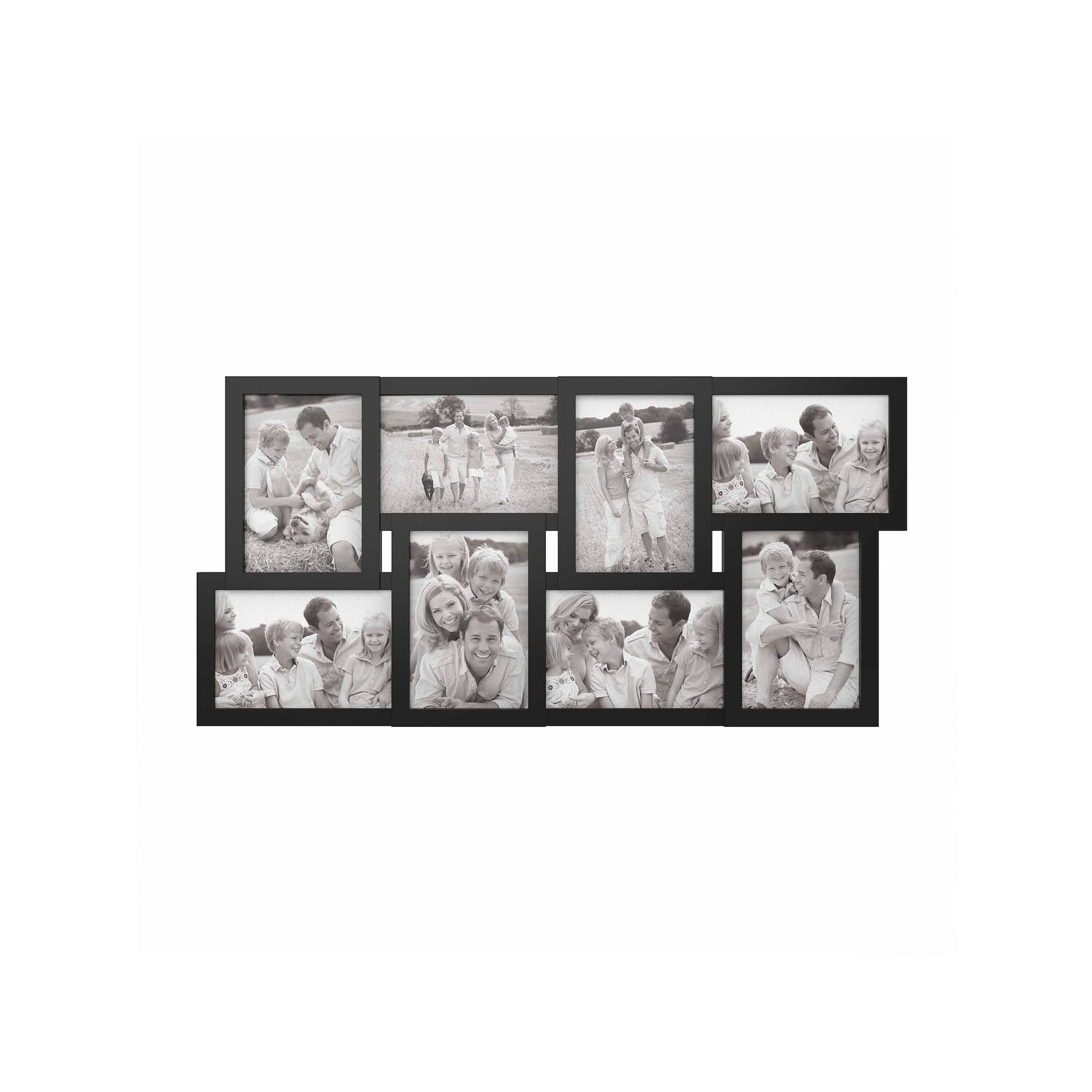Lavish Home 8-opening Collage Frame, Black